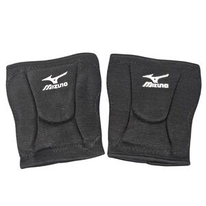 Mizuno LR6 Volleyball Kneepads Unisex Large Black Low Rise Slim Padded Gear